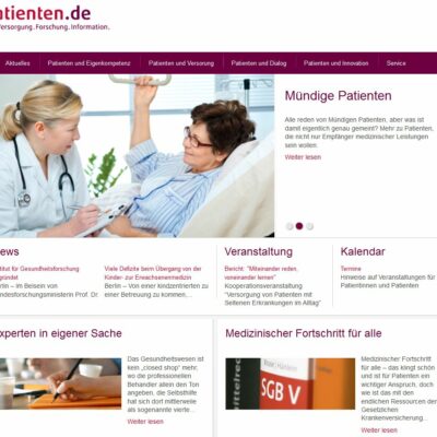 Deutscher Pharmaverband startet Patientenseite