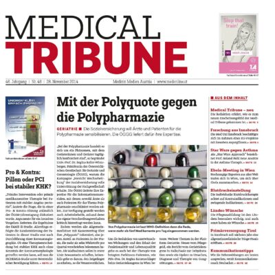Medical Tribune und Pharmaceutical Tribune im neuen “Kleid”